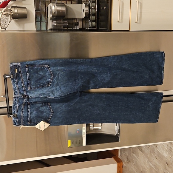 💕MOTHER SUPERIOR💕 The Bookie Heel Jeans ~ Did You Bring Me Anything? 33 NWT - Picture 11 of 16